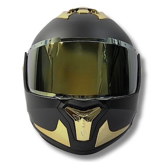 Foto 1 | Foto 1 | Casco 2w Abatible Fury Negro Mate Con Led L