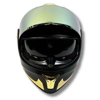 Foto 2 | Foto 2 | Casco 2w Abatible Fury Negro Mate Con Led L