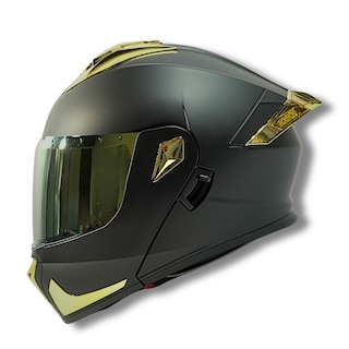 Foto 4 | Foto 4 | Casco 2w Abatible Fury Negro Mate Con Led L
