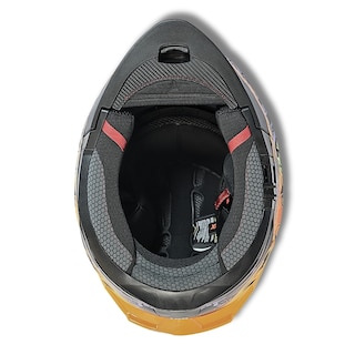 Foto 8 | Foto 8 | Casco 2w Abatible Xolo Negro Naranja M