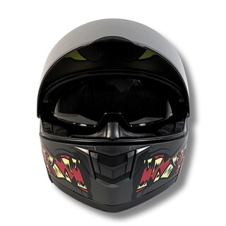 Foto 2 | Foto 2 | Casco 2w Abatible Monster Negro Mate S