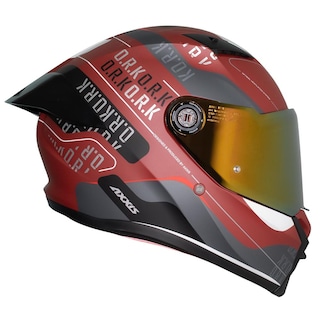 Foto 3 | Foto 3 | Casco Integral Axxis Fenix Rojo Doble Certificacion Talla L