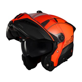 Foto 2 | Foto 2 | Casco Moto Abatible Lentes Certificado Naranja Talla Xxl