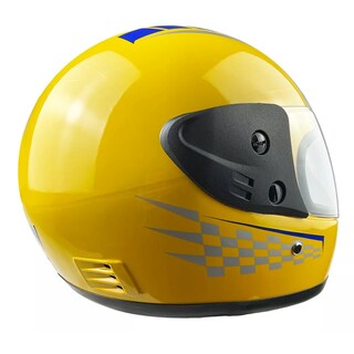 Foto 2 | Foto 2 | Casco Para Motocicleta Con Visor Protector L. Eo Safe Imports Esi-8917 Amarillo