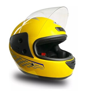 Foto 4 | Foto 4 | Casco Para Motocicleta Con Visor Protector L. Eo Safe Imports Esi-8917 Amarillo