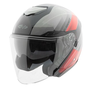 Foto 1 | Foto 1 | Casco Abierto Joe Rocket Rkt 70 Velocity Negro Gris Rojo