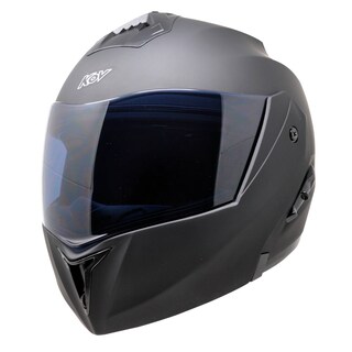 Foto 1 | Foto 1 | Casco para Motociclista Abatible Kov Stealth Negro Mate Lente Interno Dot Talla S