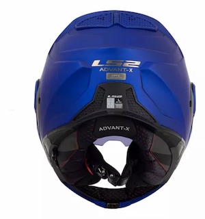 Foto 3 | Foto 3 | Casco Abatible De Moto Ls2 Ff901 Advant X Solid Azul Mate