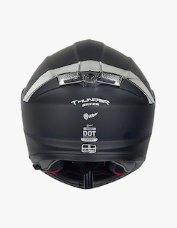 Foto 5 | Foto 5 | Casco Abatible Kov Thunder Plata Visión Nocturna Dot