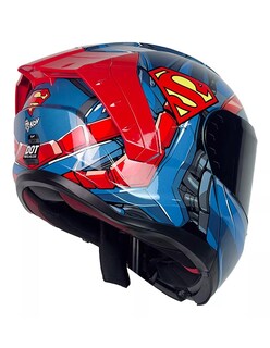 Foto 3 | Foto 3 | Casco Abatible Moto Kov Snow Superman 2.0 Azul Certifica Dot