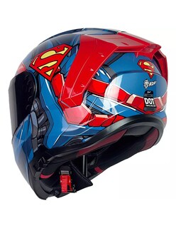 Foto 2 | Foto 2 | Casco Abatible Moto Kov Snow Superman 2.0 Azul Certifica Dot