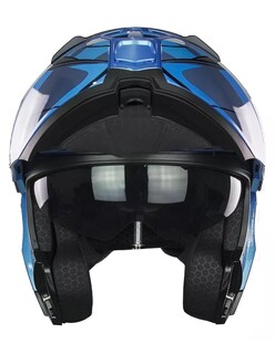 Foto 6 | Foto 6 | Casco Abatible Moto Kov Snow Superman 2.0 Azul Certifica Dot