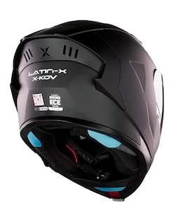 Foto 2 | Foto 2 | Casco Abatible Para Moto Kov Latin Icon Negro Mate Ece2206