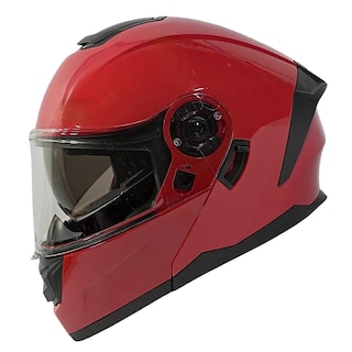 Foto 1 | Foto 1 | Casco Moto Abatible Certificado Dot Rojo Con Gafas Talla M