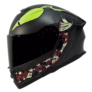 Foto 1 | Foto 1 | Casco Moto Abatible Mate Certificado Monster Talla Xl Gafas