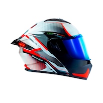 Casco Para Motocicleta Axs Sf501 Blanco