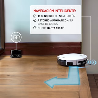 Foto 3 | Foto 3 | Aspiradora Robot Osoji Robotics color Blanco Dojo San 990 con Wifi y App de Navegación Inteligente