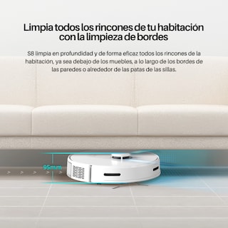 Foto 4 | Foto 4 | Robot Aspiradora Inteligente 360 Smart Life S8 Barre color Blanco Trapea Y Autocarga Compatible con Alexa Y Google
