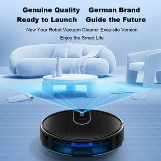 Foto 2 | Foto 2 | Robot Aspirador Liectroux X6 Black con Mop Alexa y Google