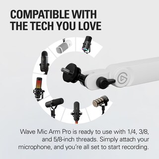 Foto 3 | Foto 3 | Brazo para Micrófono Elgato Wave Mic Arm Pro Blanco- Venta Internacional