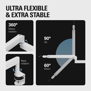 Foto 6 | Foto 6 | Brazo para Micrófono Elgato Wave Mic Arm Pro Blanco- Venta Internacional