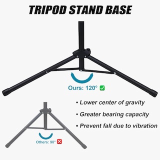 Foto 4 | Foto 4 | Soporte Para Micrófono Gleam Tripod Boom Arm Con Bolsa De Transporte - Venta Internacional.