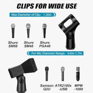 Foto 6 | Foto 6 | Soporte Para Micrófono Gleam Tripod Boom Arm Con Bolsa De Transporte - Venta Internacional.