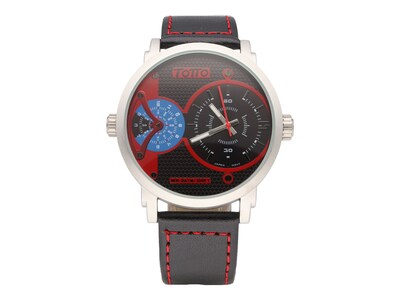 Foto 1 | Foto 1 | Reloj de Pulso Totto color Negro/Plateado para Hombre