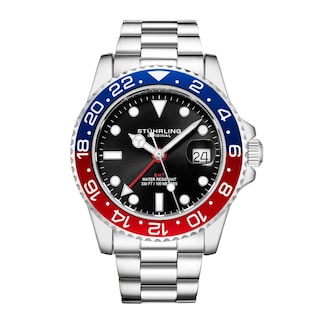 Foto 1 | Foto 1 | Reloj Stührling Mx Aquadiver Meridian 3965 42mm color Plateado para Hombre