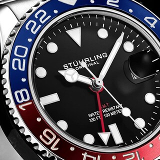 Foto 3 | Foto 3 | Reloj Stührling Mx Aquadiver Meridian 3965 42mm color Plateado para Hombre