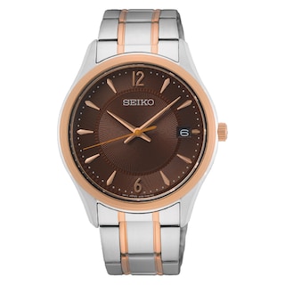 Foto 1 | Foto 1 | Reloj de Pulso SEIKO SUR471P1 color Café con Plateado para Hombre