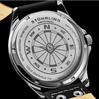 Foto 3 | Foto 3 | Reloj Stührling Mx Cuarzo Aviator3916 51 mm color Negro