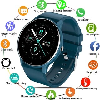 Foto 3 | Foto 3 | Reloj Inteligente Lige Deportivo Impermeable para Hombre color Azul