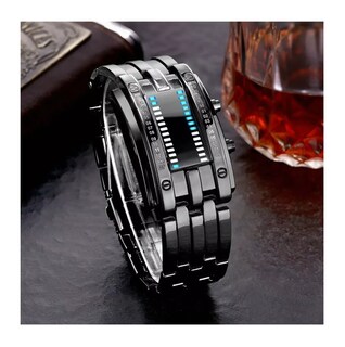 Foto 4 | Foto 4 | Reloj Electrónico Curioso Binario Con Luz Led Elegante Negro