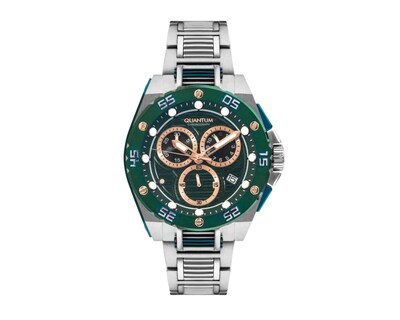 Foto 3 | Foto 3 | Reloj Quantum Hombre Extensible Acero Plateado Hng1062.370