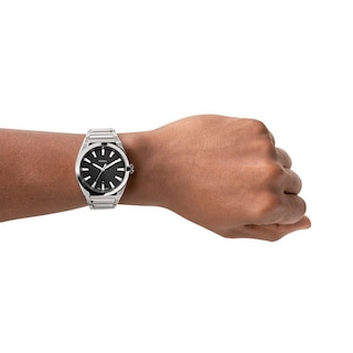 Foto 2 | Foto 2 | Reloj de Pulso Fossil Everett 3 Hand Plateado para Caballero