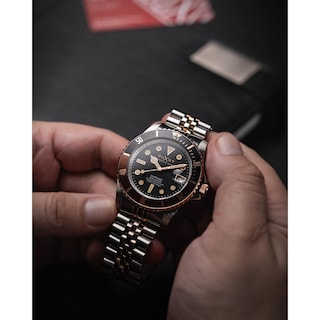 Foto 4 | Foto 4 | Reloj Duxot Atlantica Diver Automatic Two Tone Brown Dx-2057-66 para Hombre