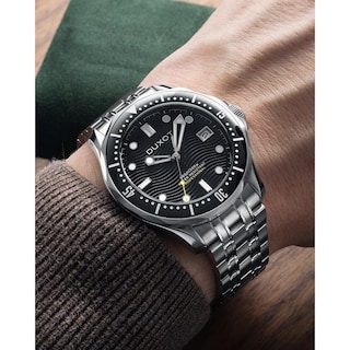 Foto 8 | Foto 8 | Reloj Duxot Hombre Henri Diver Autmatic Ink Black Dx-2060-11