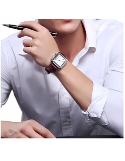 Foto 5 | Foto 5 | Reloj Megir Para Hombre Cuadrado Metalico