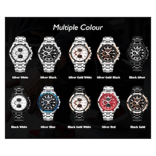 Foto 2 | Foto 2 | Reloj Curren KRE02192002 Plata para Hombre