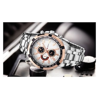 Foto 3 | Foto 3 | Reloj Curren KRE02192002 Plata para Hombre