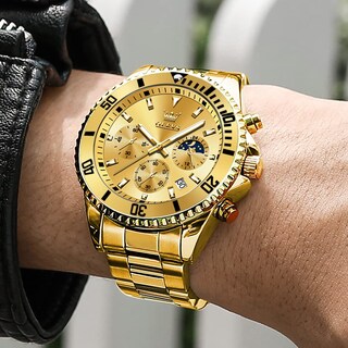 Foto 2 | Foto 2 | Reloj OLEVS de Acero Inoxidable Moon Phase para Hombre - Venta Internacional