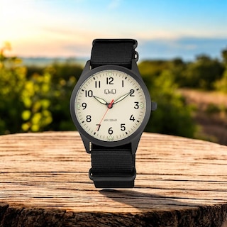 Foto 2 | Foto 2 | Reloj Q&Q Q76B-008PY Negro para Hombre