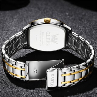 Foto 7 | Foto 7 | Reloj Olevs Square de Acero Inoxidable Resistente al Agua para Hombre - Venta Internacional