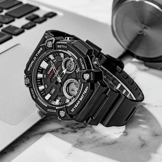 Foto 2 | Foto 2 | Reloj Casio Aeq-120w-1avcf World Time-negro