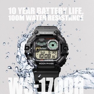 Foto 3 | Foto 3 | Reloj Casio Ws-1700h-1avcf Iluminator-negro