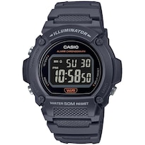 Reloj Casio W-219h-8bvcf Cronograph Illuminator-gris