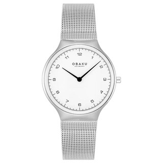 Foto 1 | Foto 1 | Reloj Obaku Denmark V306lxcwmc Slank Lille Steel-acero