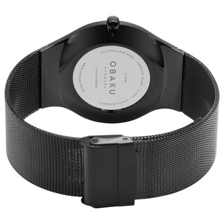 Foto 3 | Foto 3 | Reloj Obaku Denmark V306gxbbmb Slank Charcoal-negro