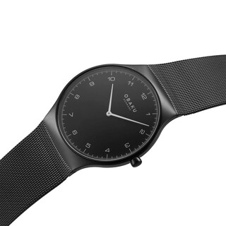 Foto 4 | Foto 4 | Reloj Obaku Denmark V306gxbbmb Slank Charcoal-negro
